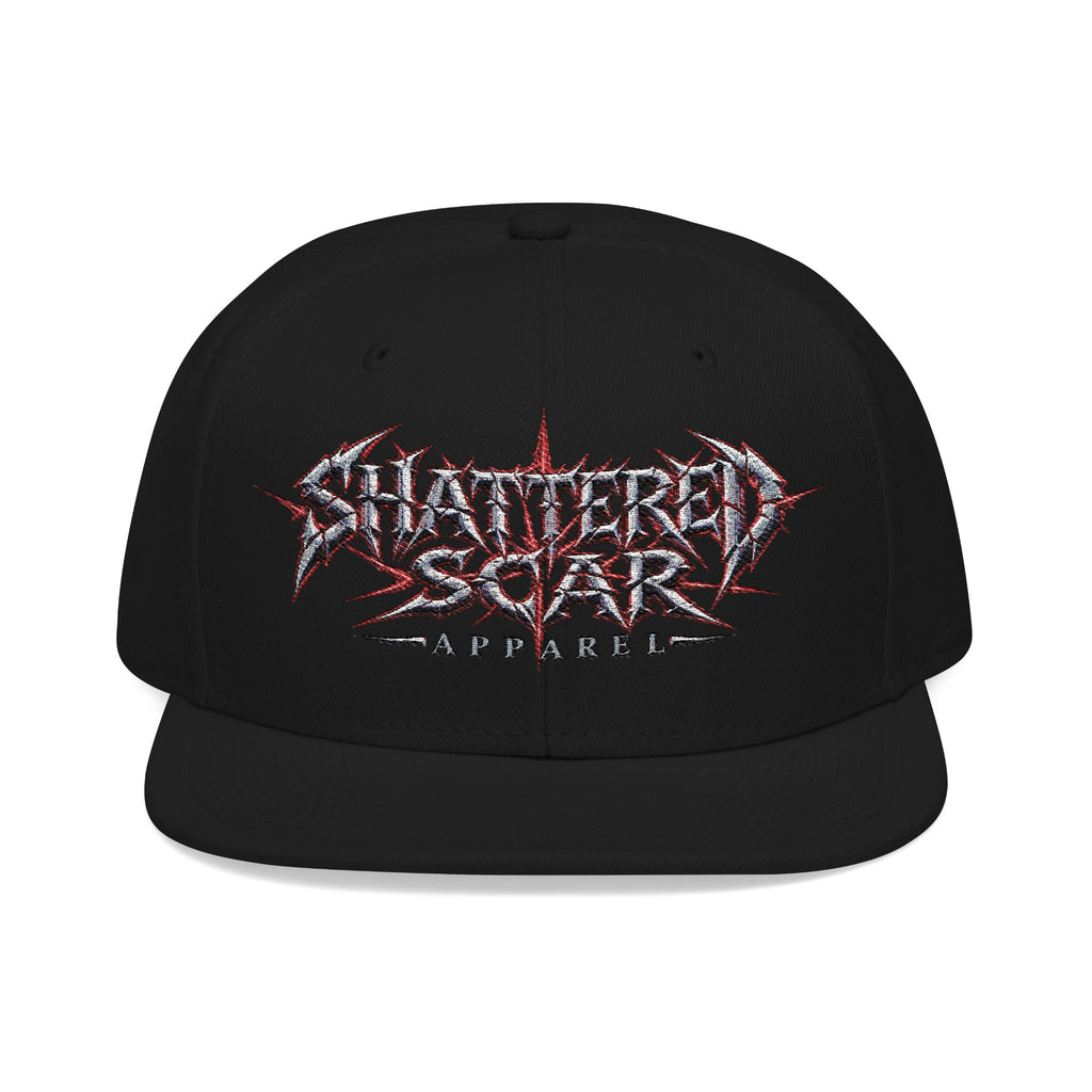 Shattered Scar Embroidered Snapback | Signature Logo Cap
