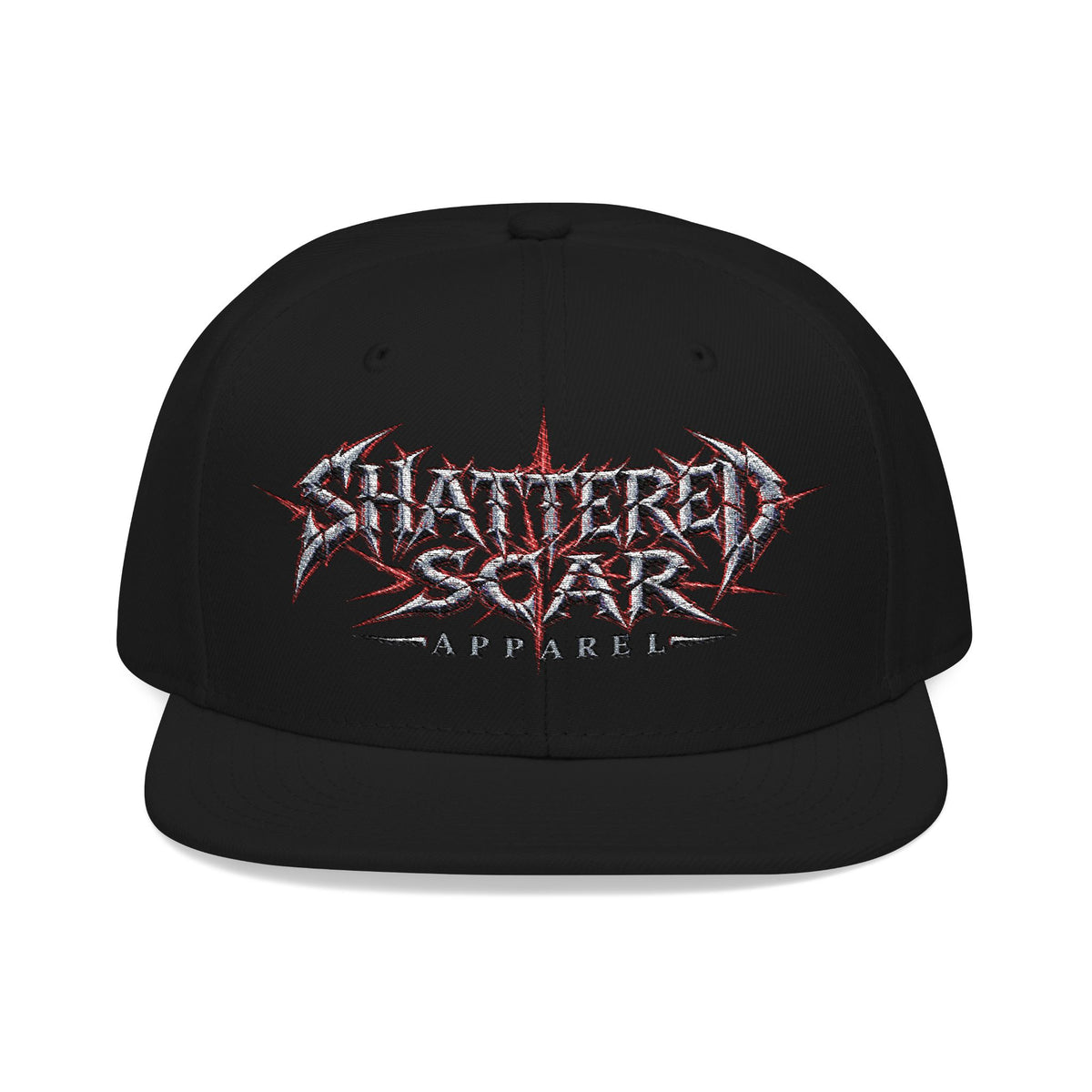 Shattered Scar Embroidered Snapback | Signature Logo Cap