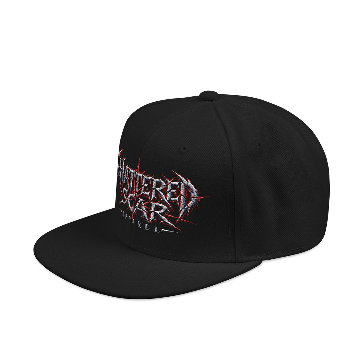 Shattered Scar Embroidered Snapback | Signature Logo Cap