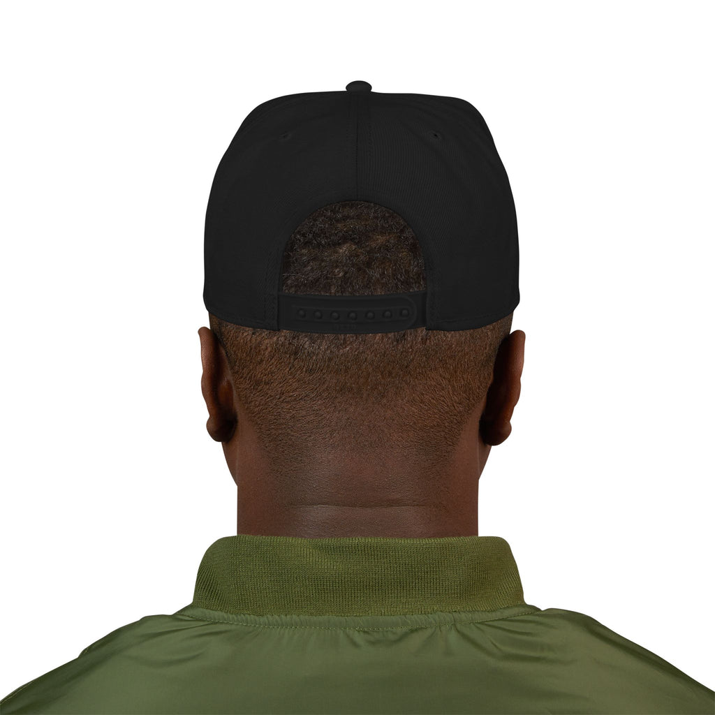 Shattered Scar Embroidered Snapback | Signature Logo Cap
