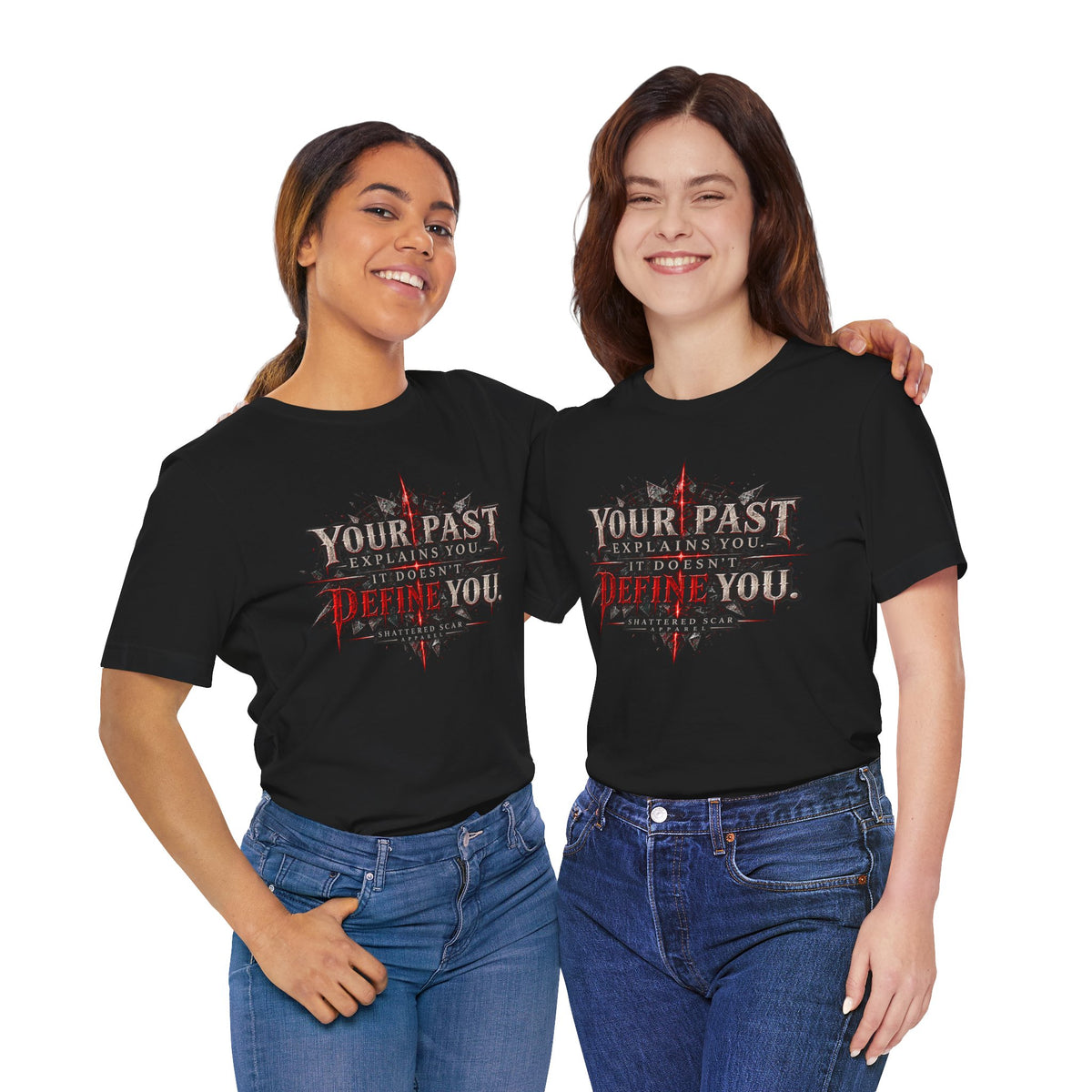 Your Past Doesn't Define You | Shattered Scar Graphic Tee